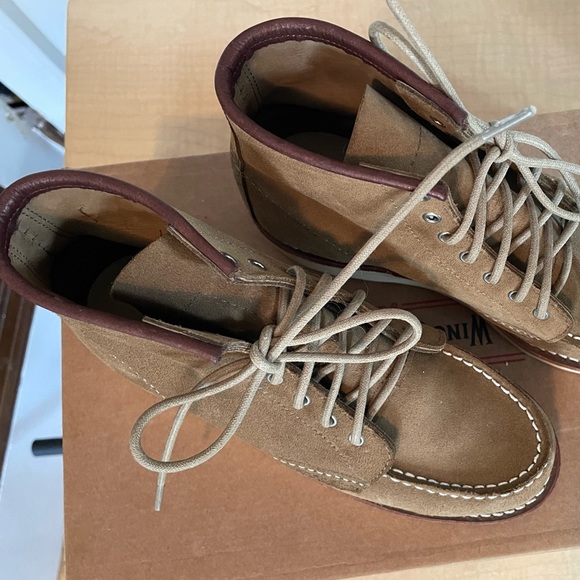 Factory Second Red Wing Classic Moc in Olive - Picture 6 of 9